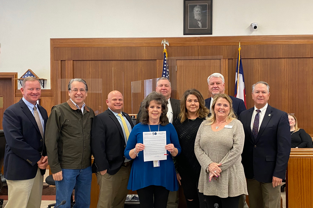 Burnet-County-Meals-on-Wheels commissioners court proclamation for MOW